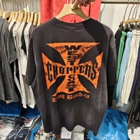 Summer Vintage West Coast Choppers Printed T-Shirt Women Cotton Breathable Retro Biker Style Loose Fit Casual Unisex Streetwear