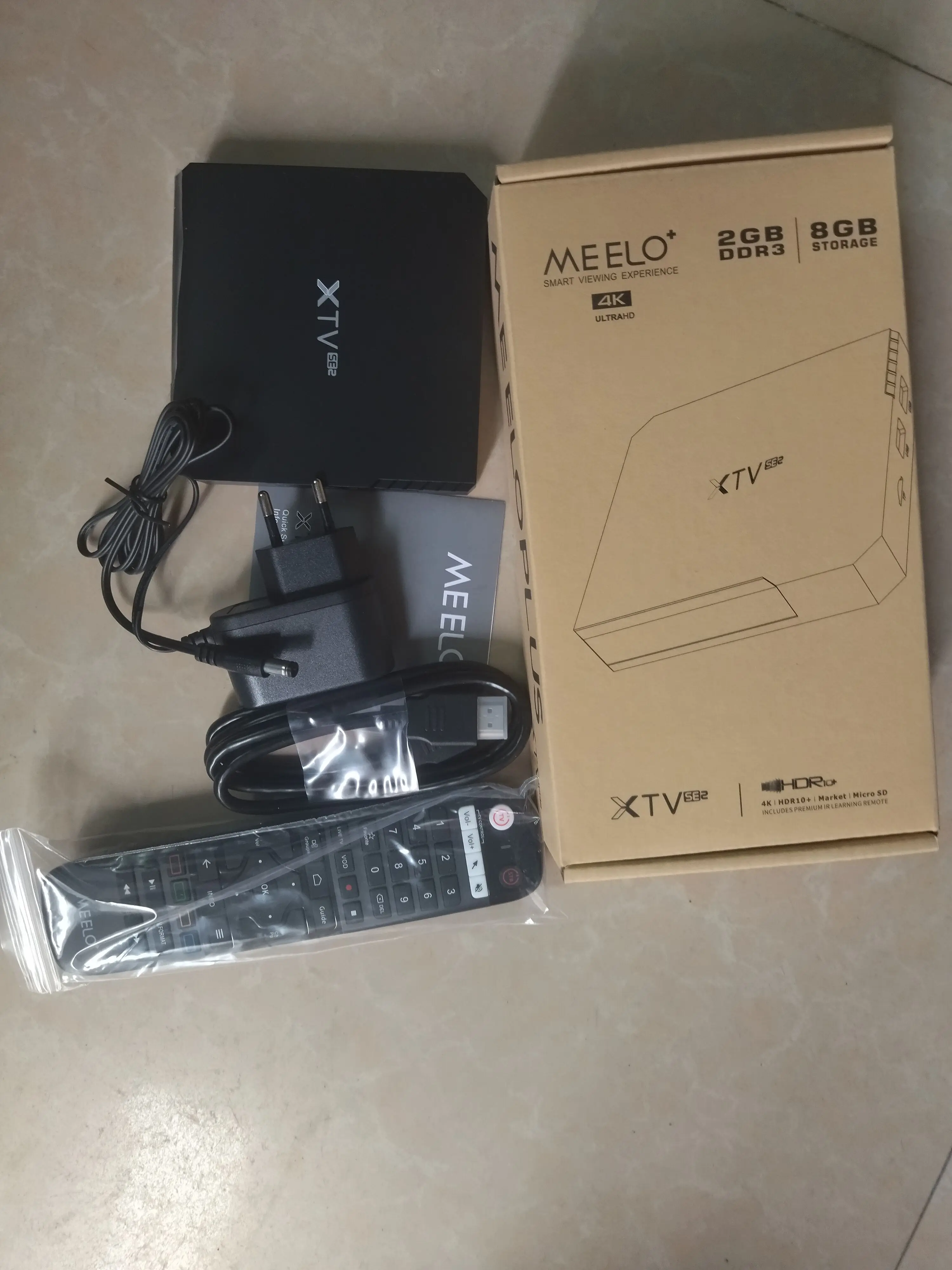 Meelo Plus XTV SE2 Lite TV BOX IR o BT remoto Android 11 Amlogic S905W2 4K 2G RAM 8G ROM BT My1tv vs xtv air