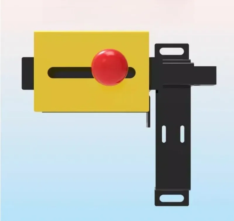 Industrial Safety Gate Electronic Lock with Bracket, Safety Fence Interlock Switch for Workshop Machine Protection