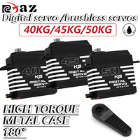 RCXAZ RC Servo 40KG/45KG/50KG Metal Waterproof Brushless Servo Motor Servo Motor for Servo RC Car Traxxas Boat Robot Airplane