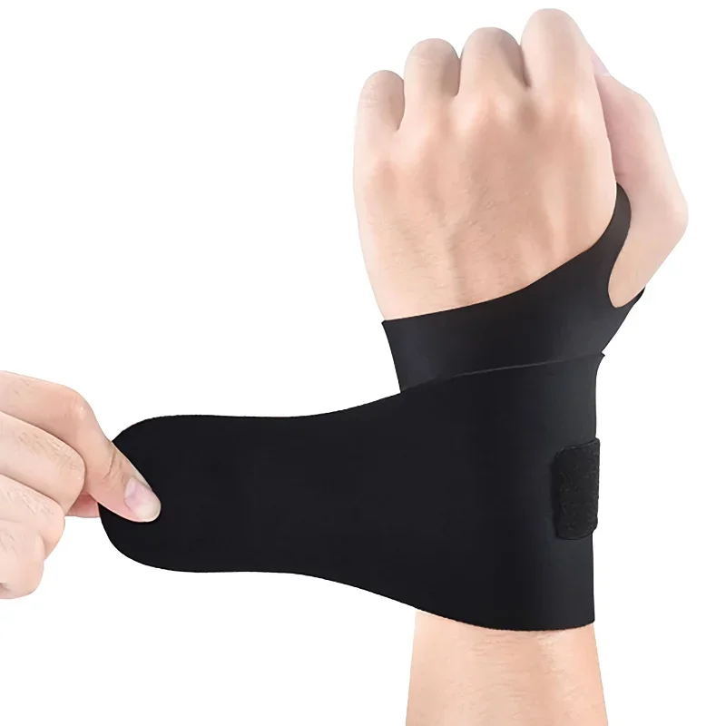 1Pc Adjustable Ultra Thin Wrist Strap Sprains Pain Relief Breathable Support For Gym Exercise Arthritis Tendonitis Carpal Tunnel