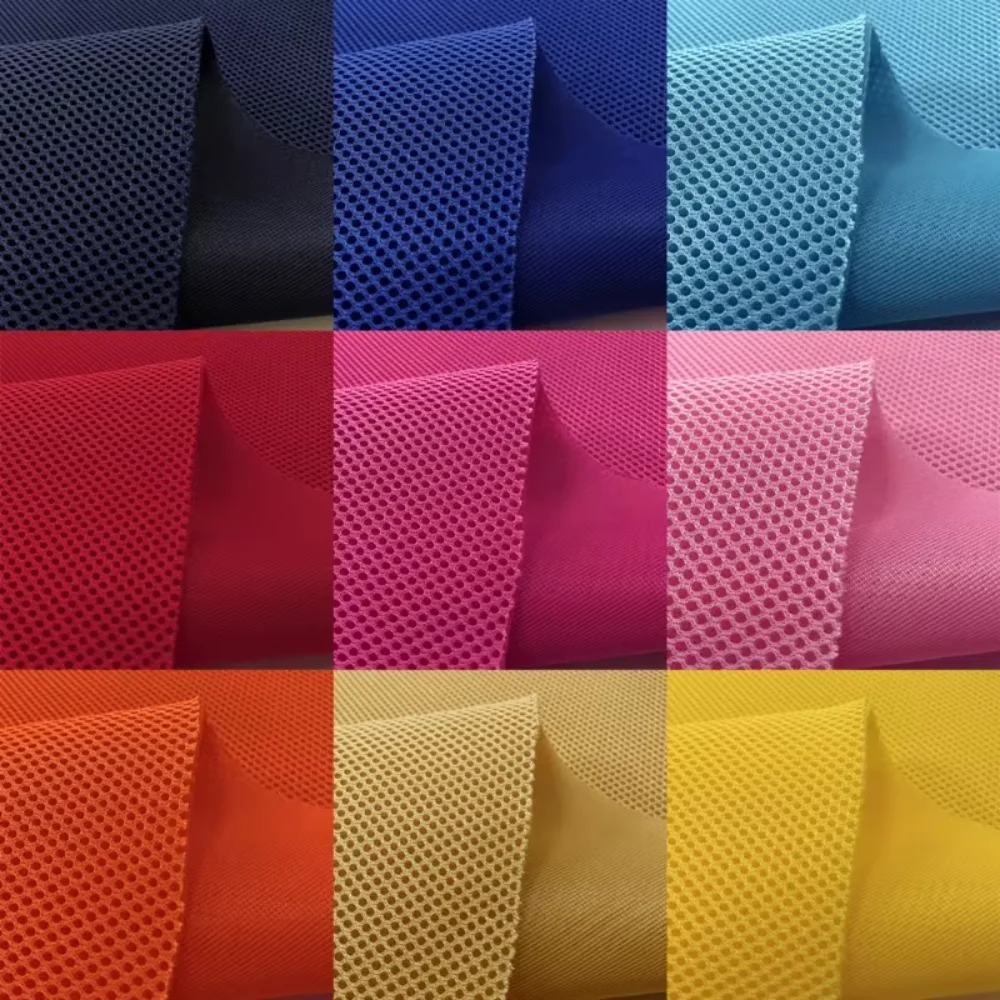 Thickened Breathable Mesh Fabric Car Seat Cushion Mattress Shoe Material Luggage Pure Polyester Material Diy Sewing By The Meter