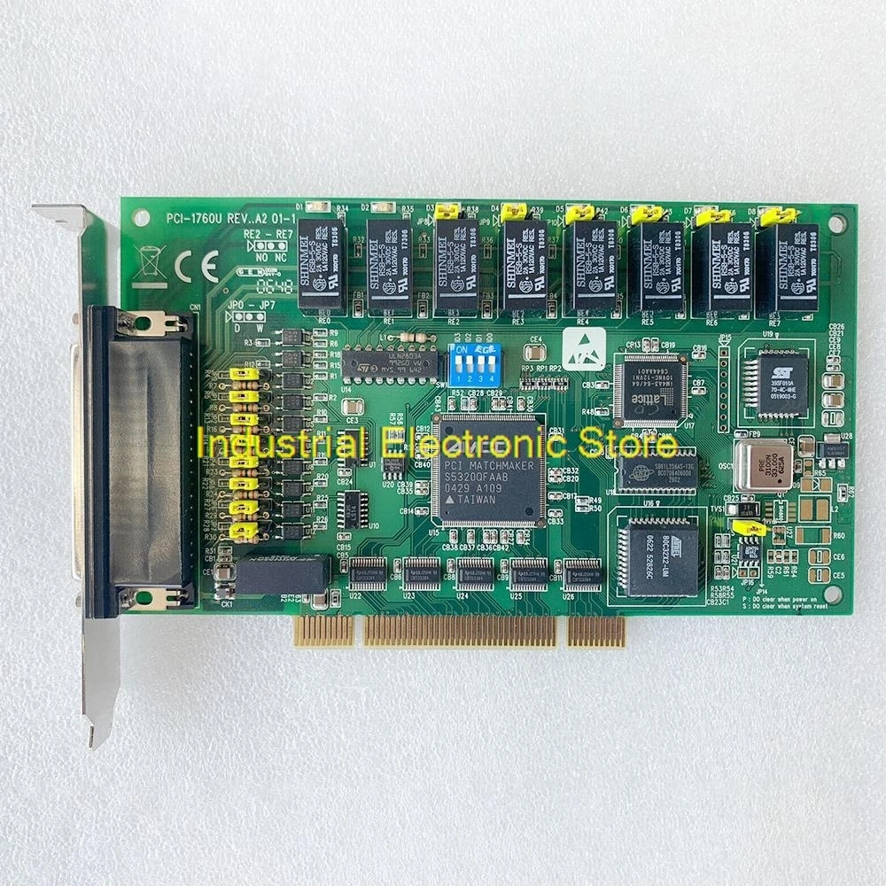 8-Way Relay Output Isolation Digital Input Card For Advantech PCI-1760U REV.A2