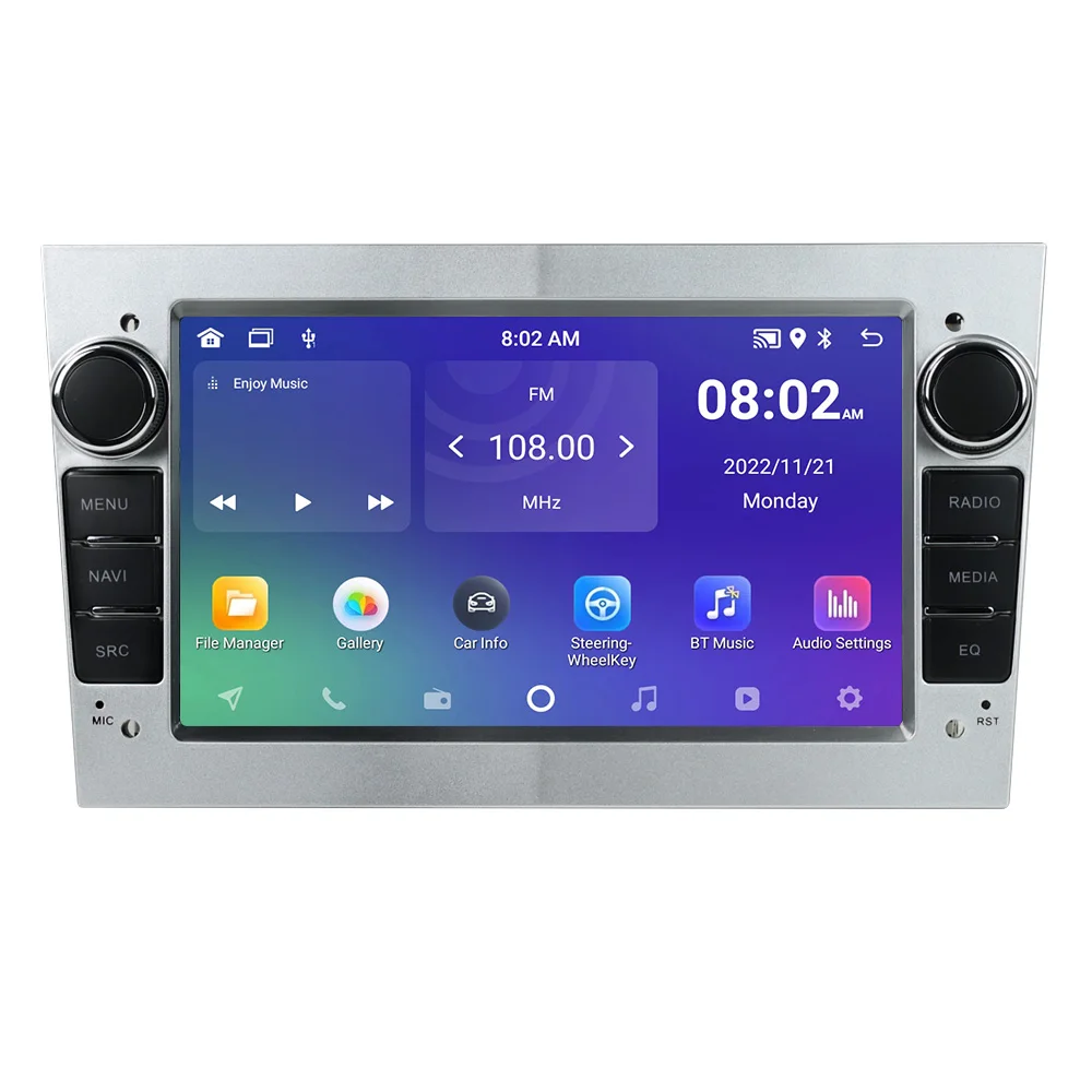 Auto radio multimedia voor Opel Astra H J 2004 Vectra Vauxhall Antara Zafira Corsa C D Vivaro Meriva Veda draadloze CarPlay - afbeelding 2