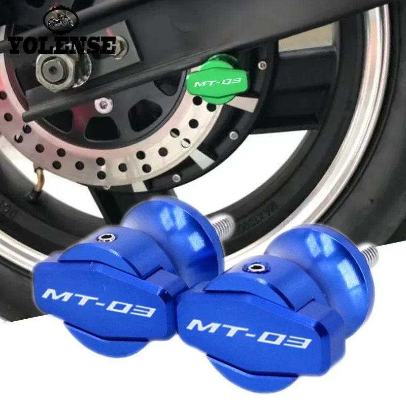

For YAMAHA MT-01 MT-03 MT01 MT03 MT 01 03 Motorcycle CNC M6 Swingarm Sliders Spools Paddock Stand Bobbins
