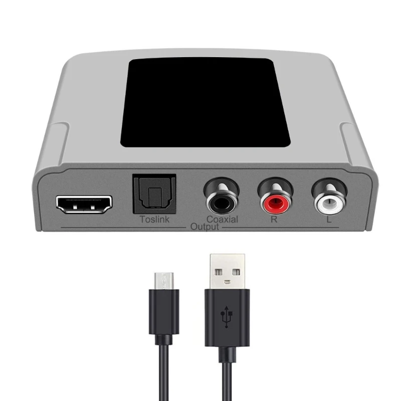 

Durability 1080P HDTV Sound Converters Supports 4K30Hz with Outputs DC5V1A Compatibility with Various HDTV Device Drop shipping