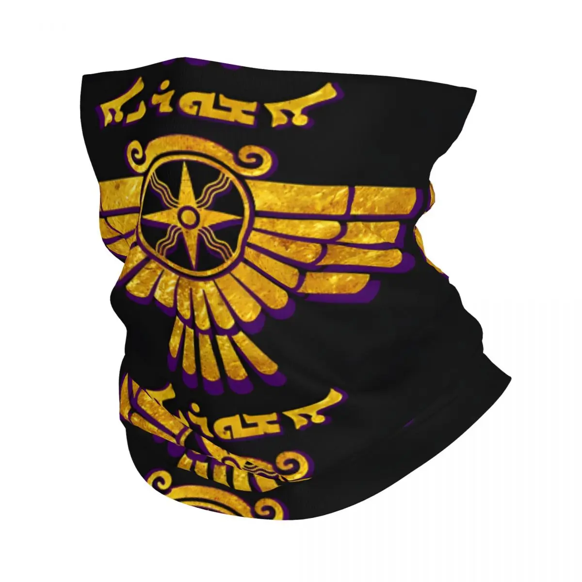 Assyrian Ashuraya Flag Assyria Empire Ator Logo Ishtar Nishra Scarf Neckerchief Neck Face Mask Polyester