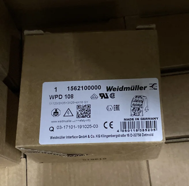 Weidmüller Terminal Block WPD108 Branch 1x120/2x35 + 4x16GY 1562100000