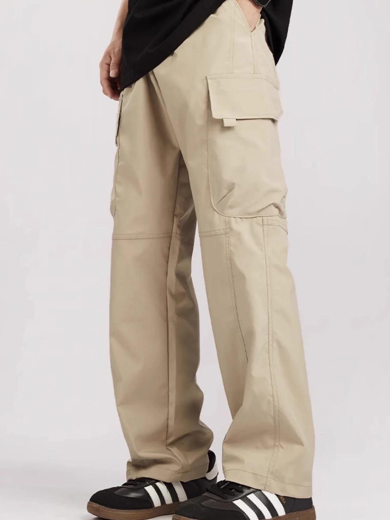 

LIBIELIY новые мужские модные повседневные прямые брюки большого размера, удобные прямые брюки, четыре сезона, можно носить мужскую одежду