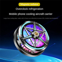 New S6 Mobile Phone Cooler Cooling Fan Magnetic Radiator For PUBG Phone Cooler System Cool Heat Sink For Cellphones Tablets