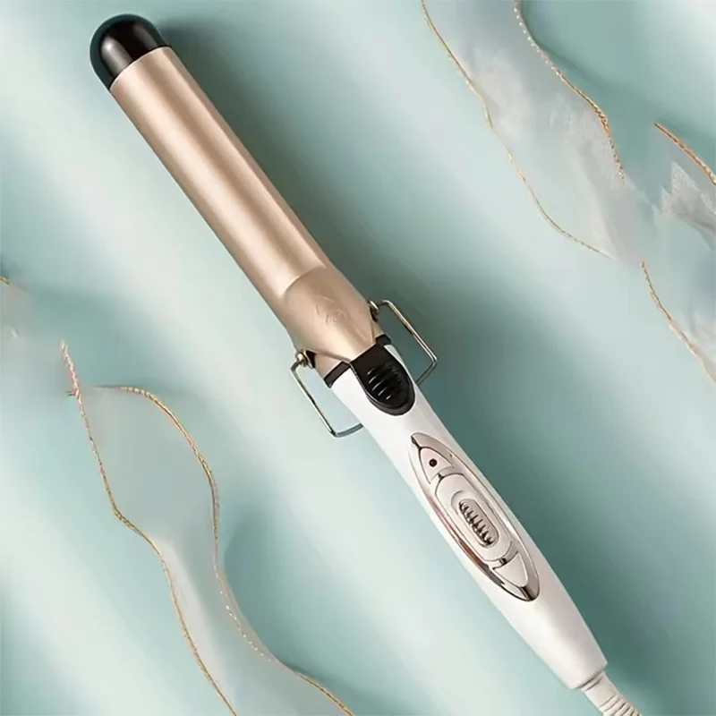 1pc 25/32mm ceramic fully automatic rotating curling iron, big wave curling iron curling tool, household curling iron