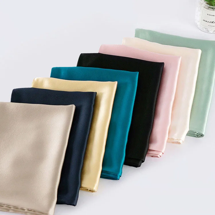 30MM 51x76cm Mulberry Silk Plain Color Beauty Silk Hair Care Thickened American 30mm Double-Sided Silk Pillowcase