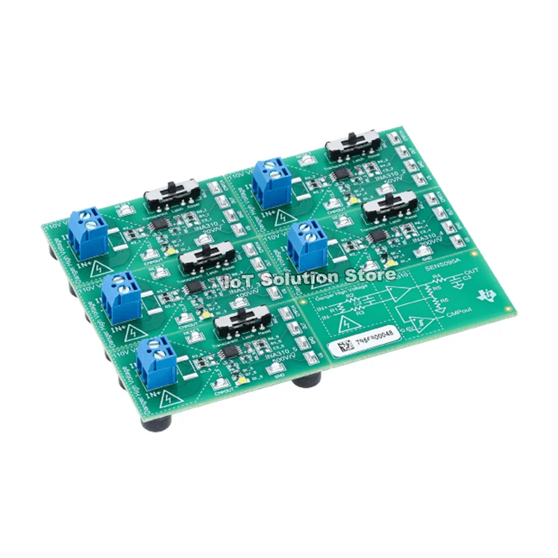 INA310AEVM — INA310 evaluation module for –4-V to 110-V, 1.3-MHz analog current-sense amplifier
