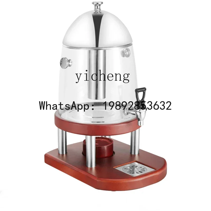 b15 Buffet Electric Heating Milk Pot Stainless Steel Coffee Transparent Insulated Barrel Drinking Machine