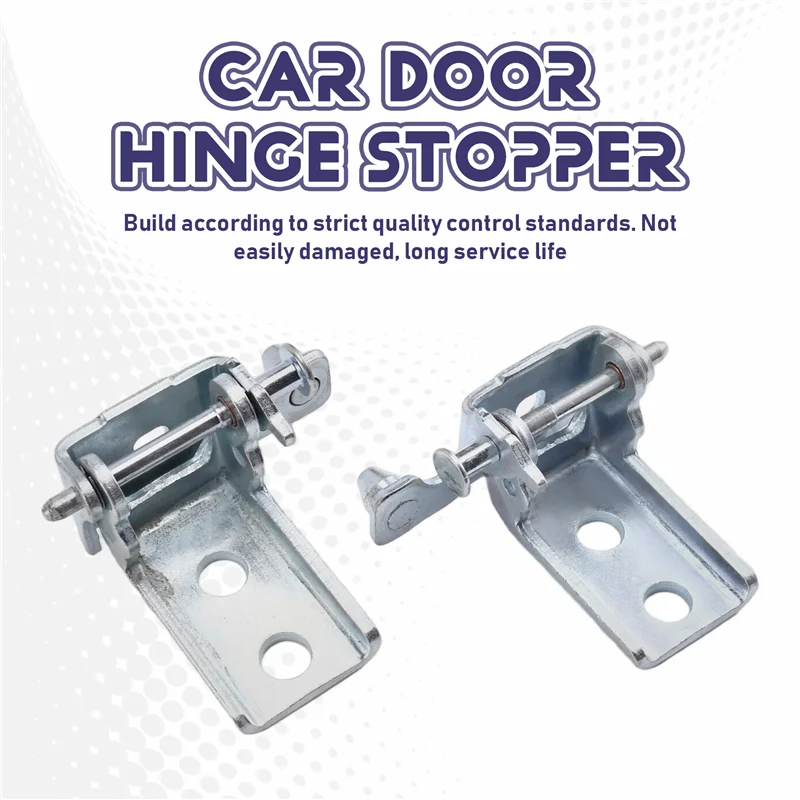 

4Pcs Rear Upper Lower Door Hinge Pair L+ R 9035EW 9035ET 9035EX 9035EV For 308 10-15 408 10-13 Door Stoppers