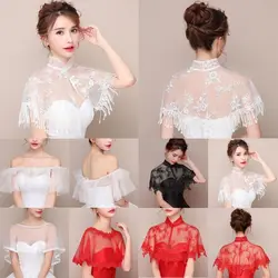 Women Wedding Accessories Soft Cape Tulle Shawl Wedding Bridal Shawl Bride Shawl Wedding Cloak Evening Prom Cape