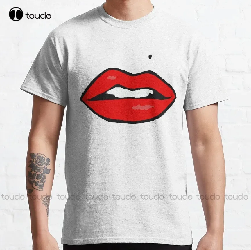 Scully Red Lips Classic T-Shirt workout shirts Custom aldult Teen unisex digital printing xs-5xl All seasons cotton Tee shirt