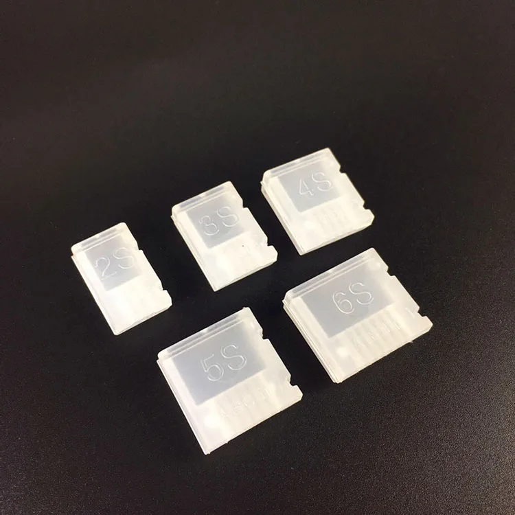 50 Uds 2S 3S 4S 5S 6S JST-XH Protector de cabeza equilibrado ahorradores AB Clip hebilla plástico RC batería de litio conector de equilibrio Prot