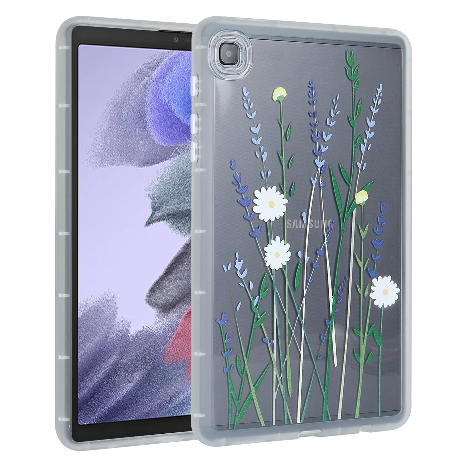 Funda transparente de TPU impresa para Samsung Galaxy Tab A9 Plus, S9, S8, S7, 11 ", SM-X210, X710, X700, T870, A8, 10,5, X200, S6Lite, A7, 10,4, T500