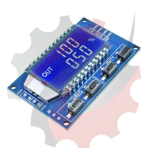 مولد PWM قابل للتعديل ، مولد وظيفة التردد ، وحدة عرض LCD ، 1Hz-KHz ، من V-30V