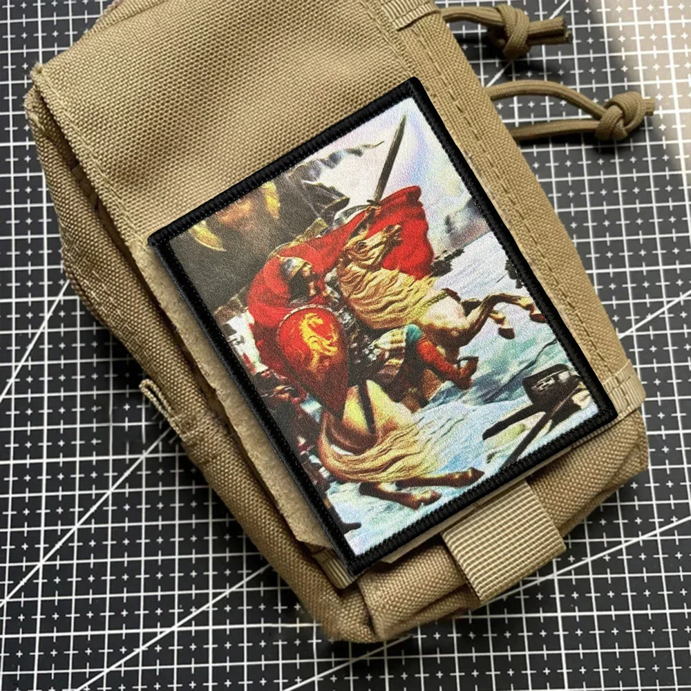 Parche Velcro San Alejandro Nevski táctico militar para mochilas - imagen 2