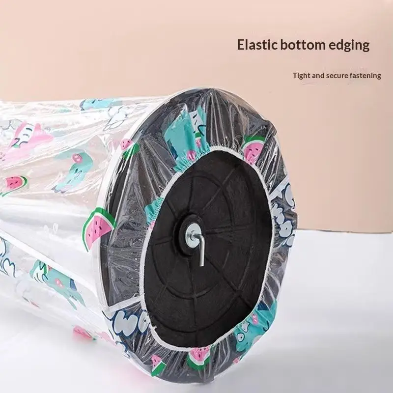Fan Dust Cover Stand Fan Cover Pedestal Fan Protector Floral Elastic Bottom Full Cover Half Cover Home Storage Protective Cover