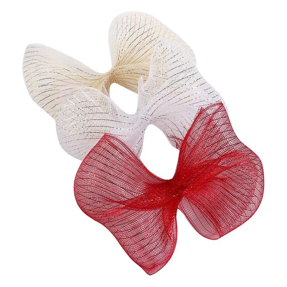 

Gift Wrapping Ribbon 10Yards*26CM Christmas Tree Gauze Mesh Tulle Roll Colorful Net Xmas Tree Ribbon Plastics Flower Wrapping