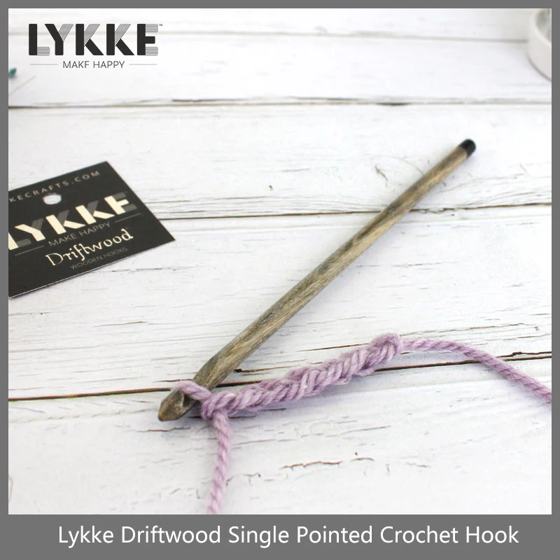 1 piece LYKKE 15 cm 6inch Single pointed crochet hook Needle knitting needles