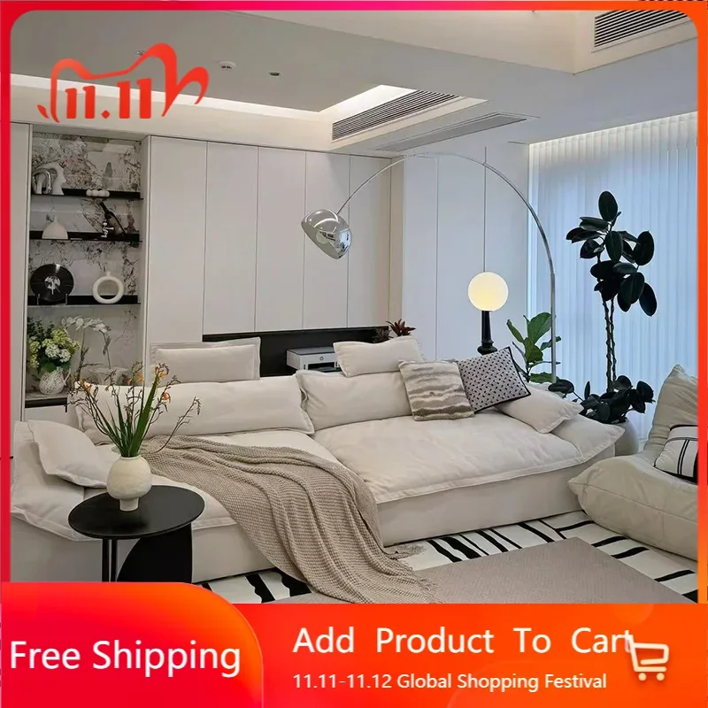 

Bedroom Luxury Living Room Sofa Nordic Minimalist Soft Comfortable Living Room Sofa Lounge Bedroom Modern Divano Salon Furniture