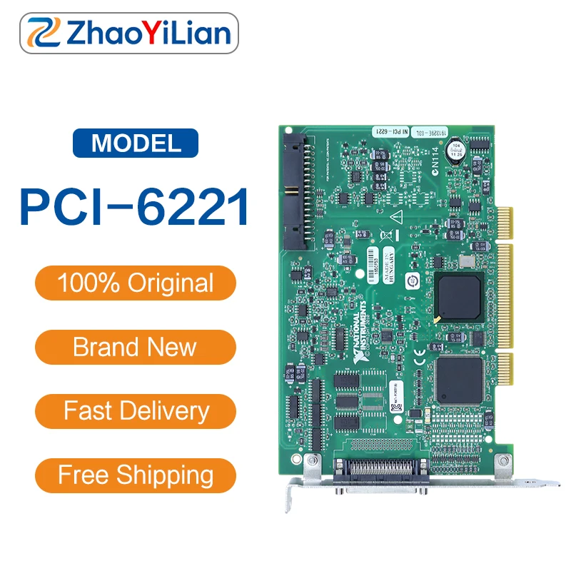 For PCI-6221 779066-01 M Series PCI DAQ Card 16Bit 250kS/s 16AI 2AO 24DIO Data Acquisition Board