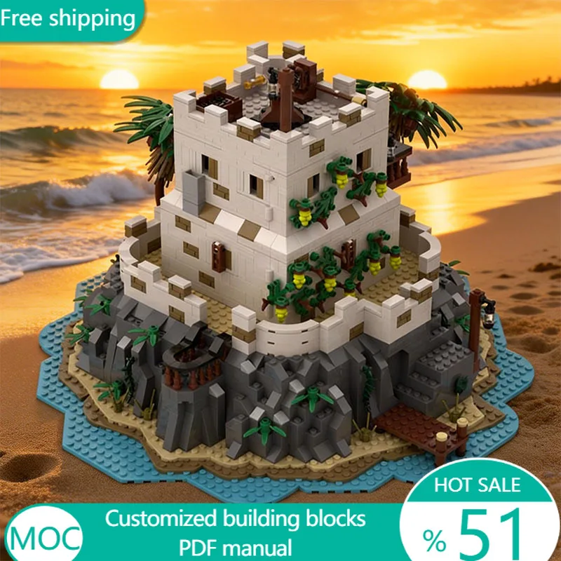 

2291 деталь Средневековый Модульный Конструктор Gouverneursinsel MOC: Простой, Образовательный, Популярный, Сделай Сам, Игрушка-Подарок для Фестивалей