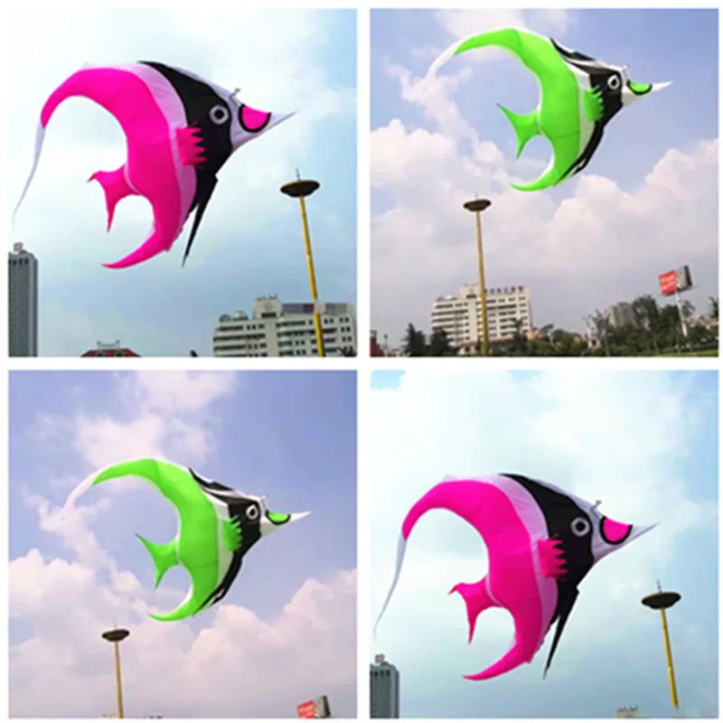 

free shipping fish kite flying paragliding equipment cometas voladoras adulto giant wind kites dragon kite kids outdoor toys fun