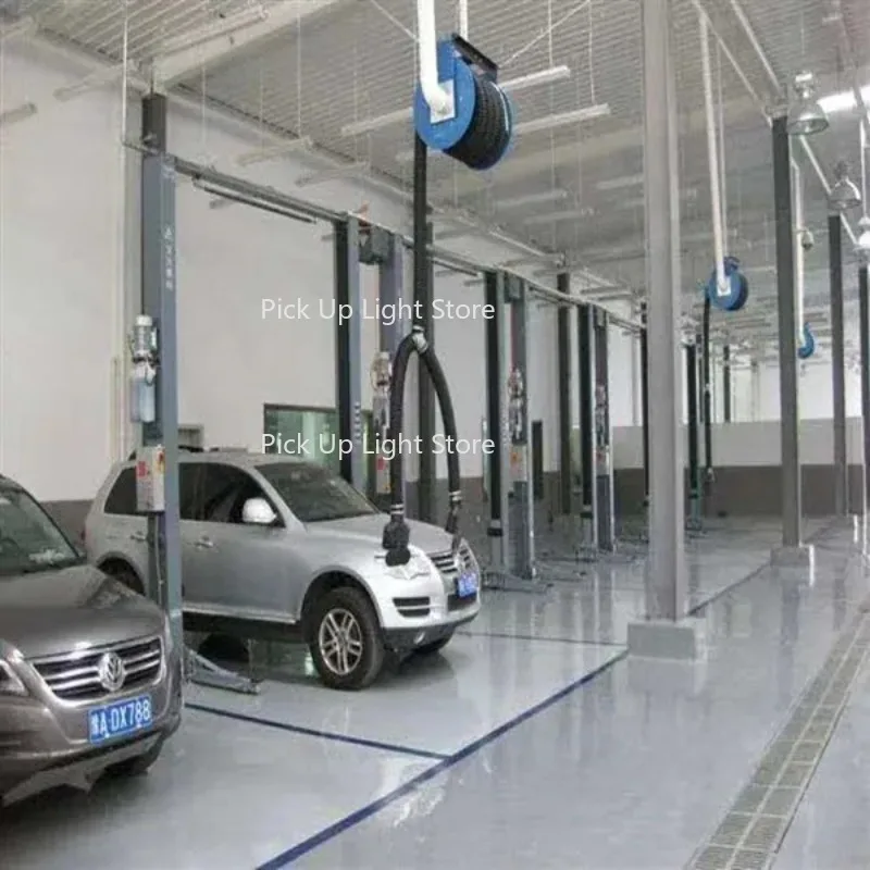 Exhaust Hose Reel Vacuum Hose Reel Truck Smoke Air Collection Arm