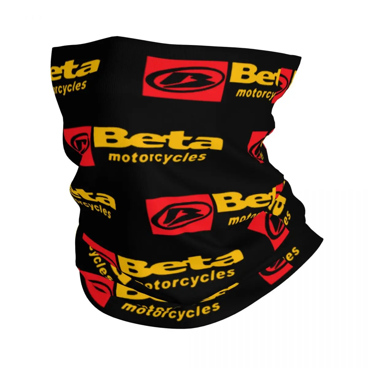 Beta Race Motor Bandana Neck Gaiter Printed Motorcycles Wrap Scarf Multi-use Face Mask Cycling for Men Women Adult Winter