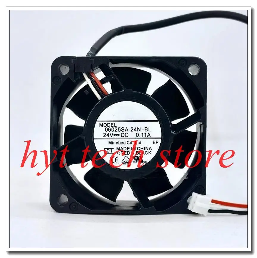 06025SA-24N-BL 3 lines   cooling fan, 100% tested before shipment