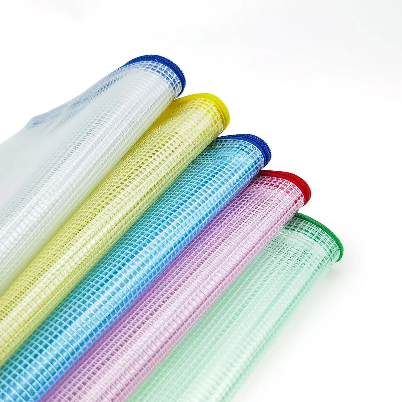 5-Pack A3 Oversize PVC Zippered Waterproof Project Folders,Color Coded Document Storage Bags, Multi-Purpose Artwork & Organizers