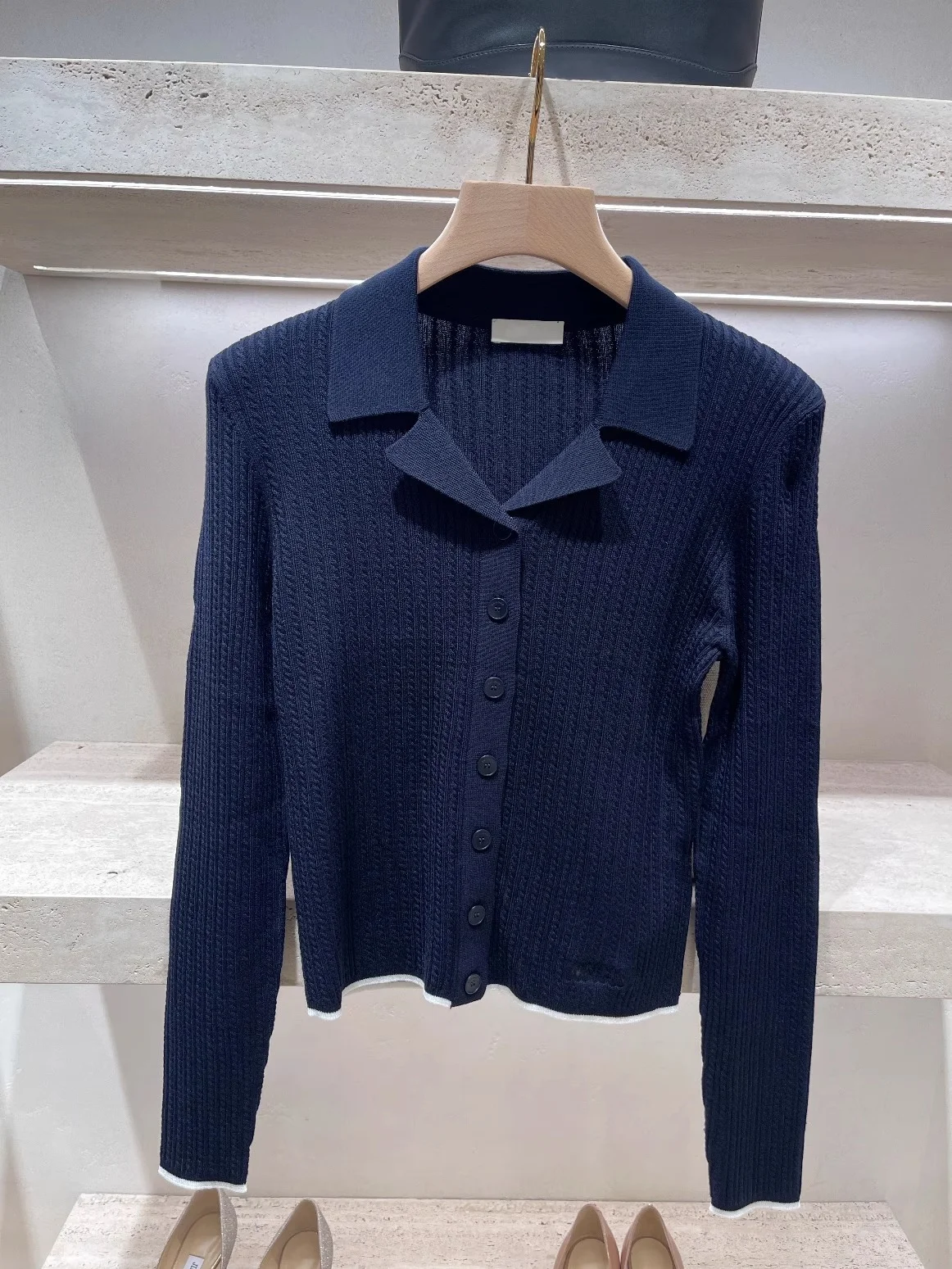 

Вязаный кардиган HEIDD в винтажном стиле Pre-Fall College, женский, стандартный крой, длинный рукав, дышащий, на пуговицах