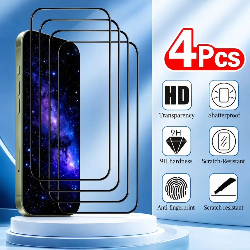 4 Stück Panzerglas für HUAWEI P40 lite P40 lite E P40 lite 5G Displayschutzfolie für HUAWEI P30 lite P20 lite P20 lite (2019) HD