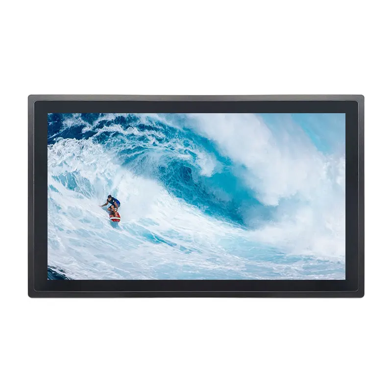 32 Inch 1000nits Sunlight Readable LCD Monitor Optical Bonding IP65 Waterproof Projected Capacitive Touch Screen Display