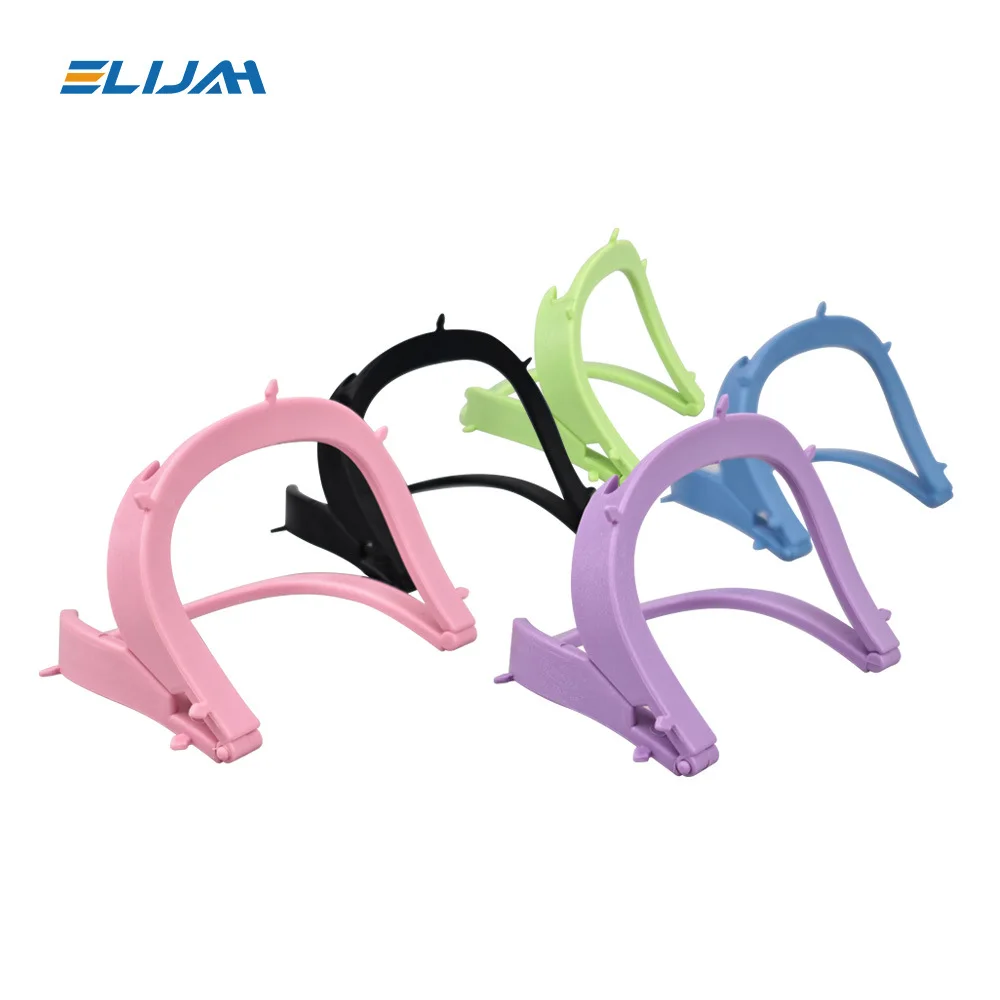 Denta folding rubber barrier bow, colored plastic denta aids