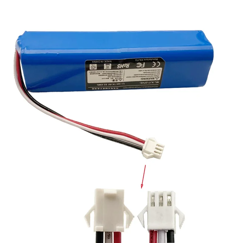 14.4V Vacuum cleaner lithium battery, for Xiaomi Lydsto R1 Rodmi Eve Plus Viomi S9 Viomi VXVC11, VXVC12, VXVC13, 1A, 1C, 1X