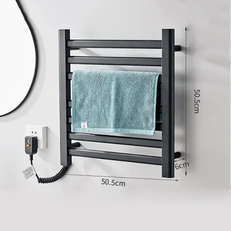 

Electric Heated Towel Rail Thermostatic Intelligent Sterilizing Towel Warmer Dryer Heated Towel Rack Bathroom 220V 45W/180W