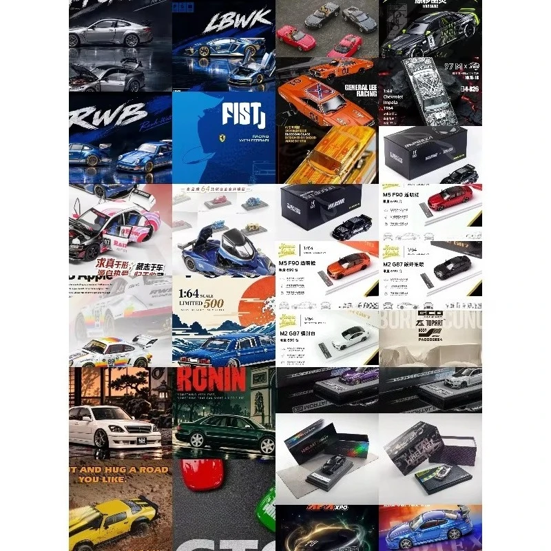[Pre-sale]PGM 1:64 Foshan Car Model Exhibition Limited Edition sports car die-casting alloy car model,boy gift, Festival gift.
