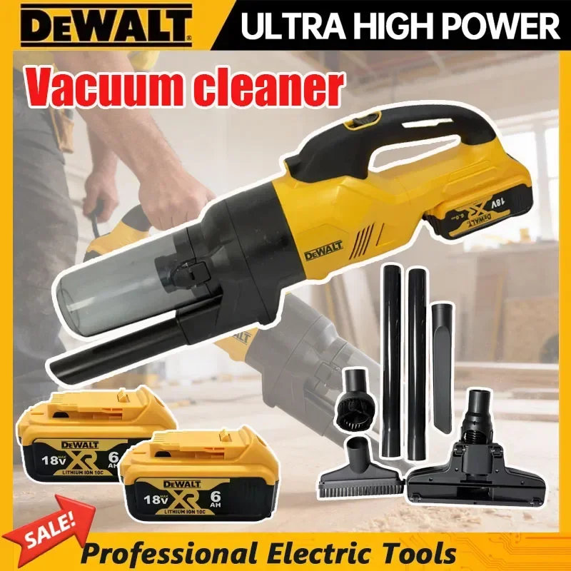 

Беспроводной ручной пылесос Dewalt для уборки дома и салона автомобиля, для чистки полов из твердых пород дерева и ковровых покрытий, для аккумуляторов 18В.