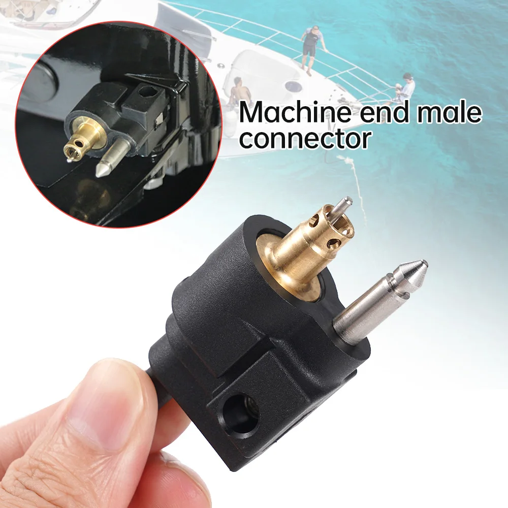 

6mm Fuel hose connector Fuel Line Hose Joint Adapter Pipe Fitting Connector for Yamaha Outboard Motor Boat Accessorie