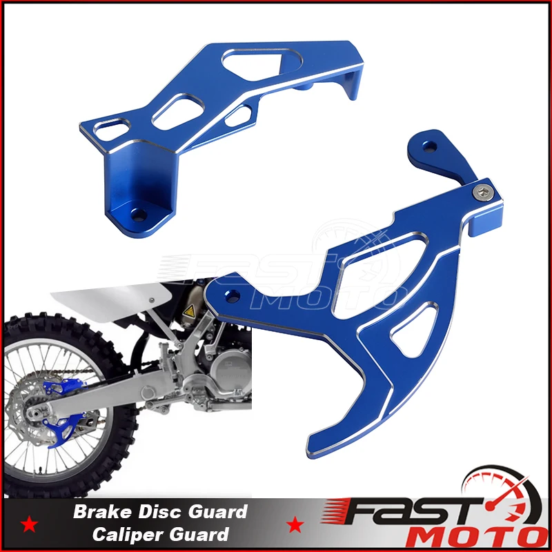 

CNC Aluminium Rear Brake Disc Cover Protection & Brake Caliper Guard Protector For Yamaha YZ WR 125 250 450 250R 250F 250X 06-21
