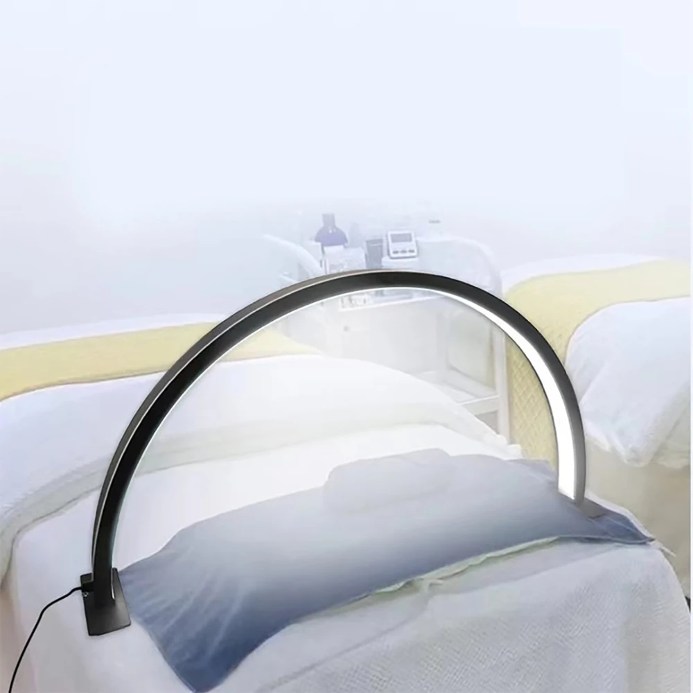 Beauty Salon U-shaped LED Desk Lamp Semi Monthly Lighting Fixture Eye Protection With USB Switch Cable Nail Shop Table Lighting