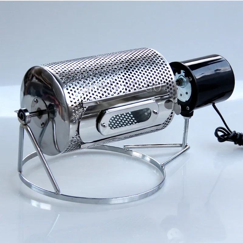 110 فولت 220 فولت محمصة قهوة الفولاذ المقاوم للصدأ الخبز حبوب البن دليل آلة الفول السوداني بذور البطيخ الجوز الخبز أداة المستخدمة في الموقد