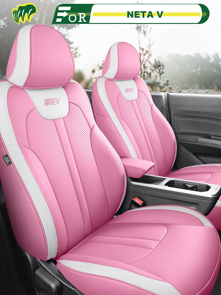 

For Left-Drive Car Seat Cover Of NETA V 2024 Custom Fit Seat Protector All Season Full Surrounded Interior Accessory