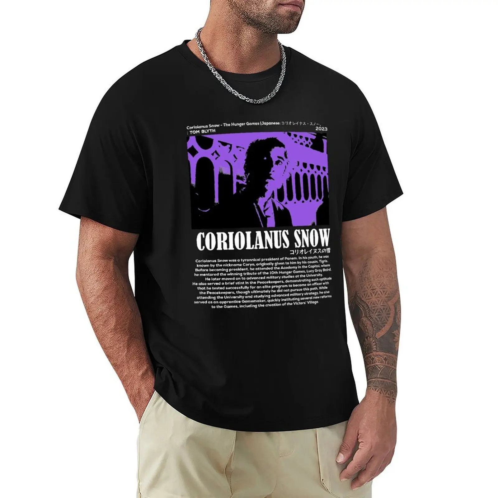 Coriolanus Snow - TOM BLYTH T-Shirt cotton t shirt man T-Shirt